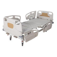 2 Functions of Manual Medical Furniture ABS Crank Hospital Bed